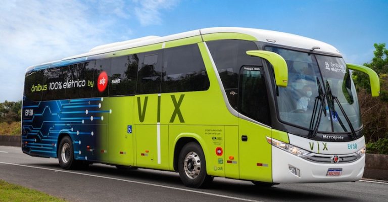 A participação catarinense no projeto pioneiro de ônibus 100% elétrico no país