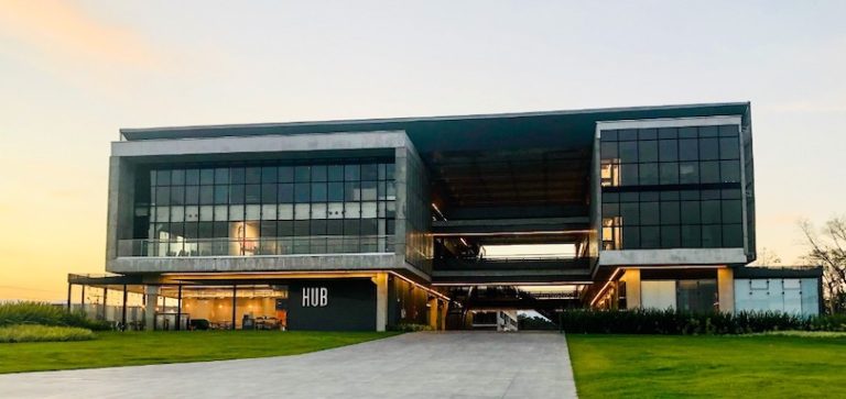 Fachada do Ágora Tech Park