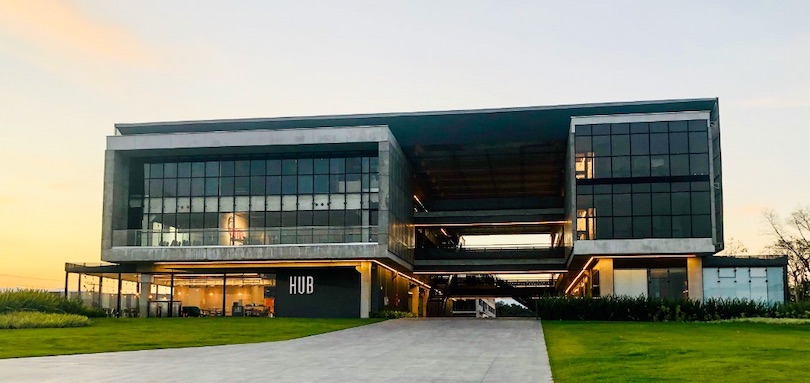 Fachada do Ágora Tech Park