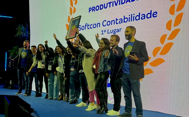 É a terceira vez que a Softcon recebe premiação como destaques do mercado contábil na maior conferência do setor na América Latina