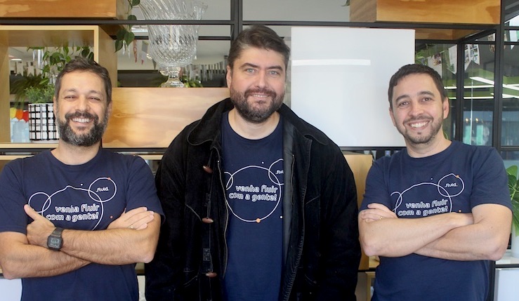 Fluid, startup fundada em Florianópolis pelos sócios Denis Correa de Azevedo, Ednardo Martins e Daniel Ladvanszky teve crescimento de 400% em 2021