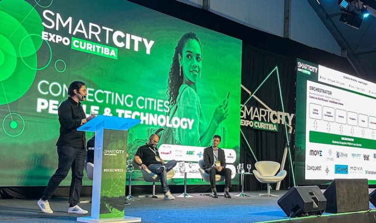 Anúncio das aceleradas da Hards aconteceu durante o Smart City Expo Curitiba 2023.