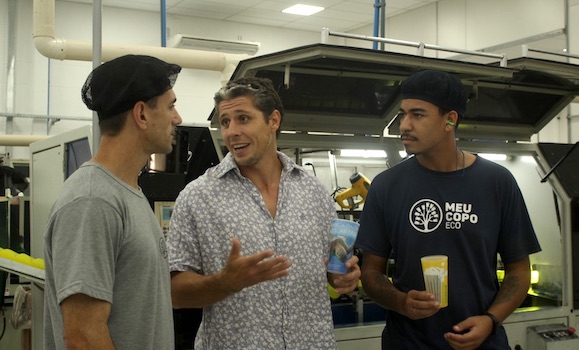 entre 2020 e 2022, o crescimento da Meu Copo Eco foi de 300%, diz o sócio Martin Joufflineau (ao centro)